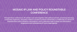 mosaic ip conference purple banner